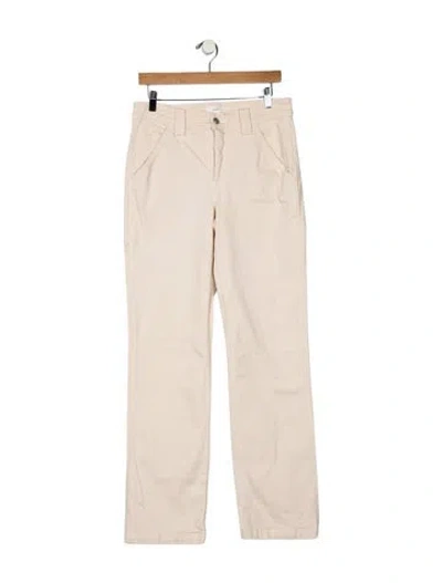 Pre-owned A.l.c Mid-rise Straight Leg Jeans In Pink