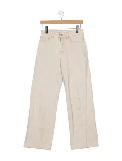 Pre-owned A.l.c Mid-rise Wide Leg Jeans In Neutral