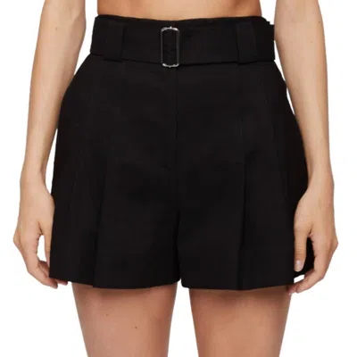 A.l.c Miles Belted Shorts In Black