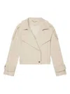 A.l.c Miles Cropped Jacket In Neutral