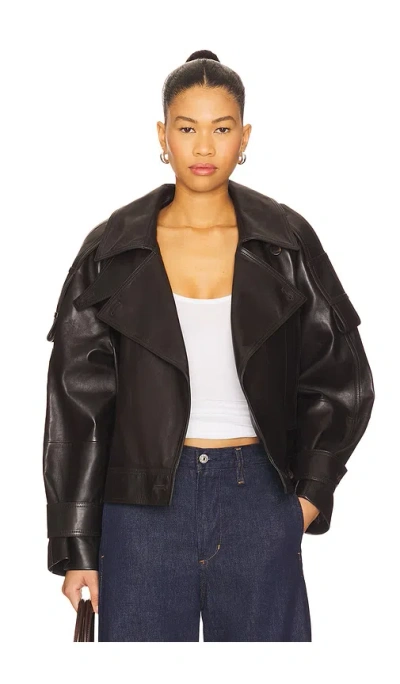 A.l.c Miles Jacket In Burgundy