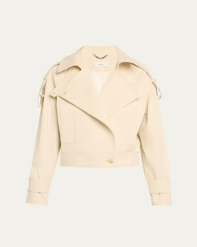 A.L.C MILES OVERSIZED STRETCH COTTON JACKET