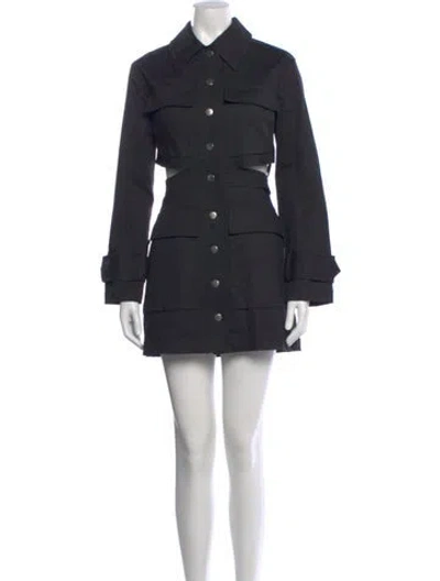 Pre-owned A.l.c Mini Dress In Black