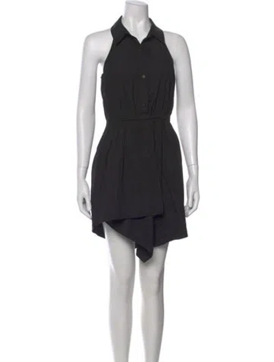 Pre-owned A.l.c Mini Dress In Black