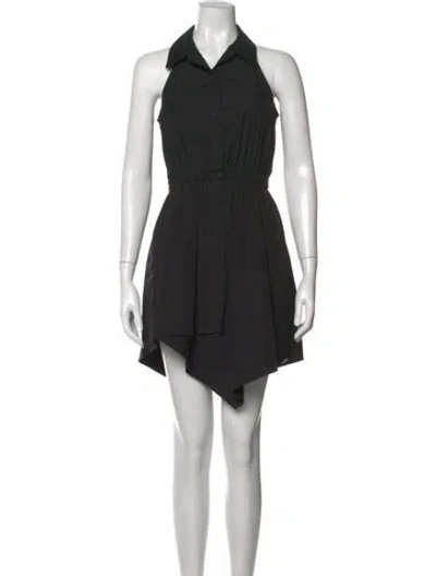 Pre-owned A.l.c Mini Dress In Black