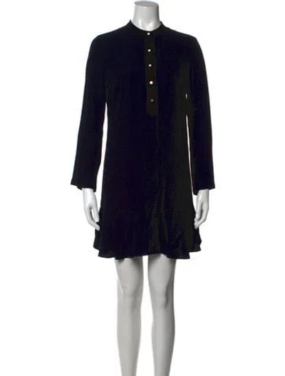 Pre-owned A.l.c Mini Dress In Black
