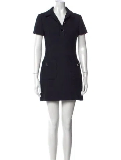 Pre-owned A.l.c Mini Dress In Black