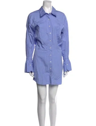 Pre-owned A.l.c Mini Dress In Blue