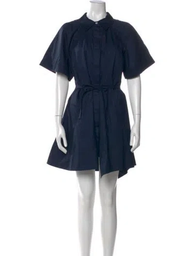 Pre-owned A.l.c Mini Dress In Blue