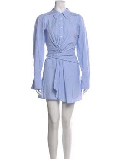 Pre-owned A.l.c Mini Dress In Blue