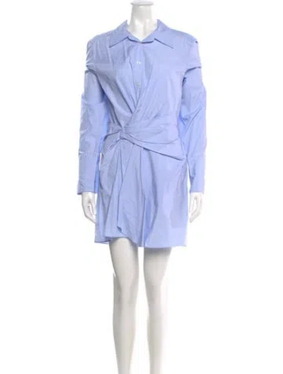 Pre-owned A.l.c Mini Dress In Blue
