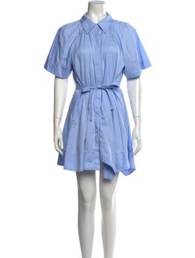 Pre-owned A.l.c Mini Dress In Blue