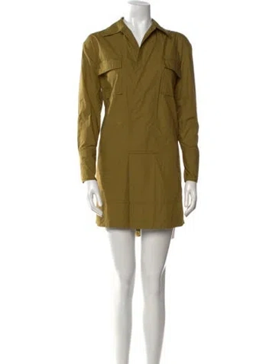 Pre-owned A.l.c Mini Dress In Brown