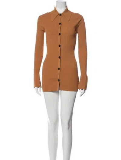 Pre-owned A.l.c Mini Dress In Brown