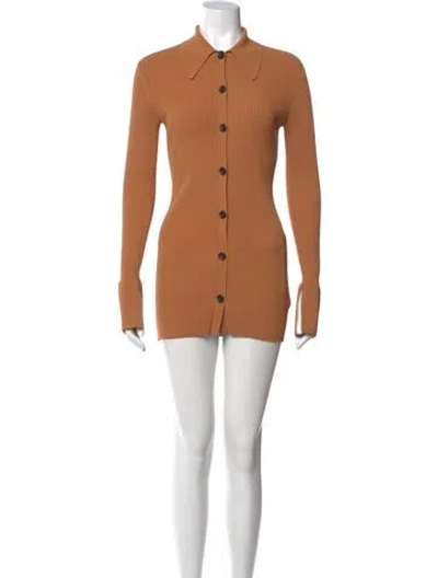 Pre-owned A.l.c Mini Dress In Brown