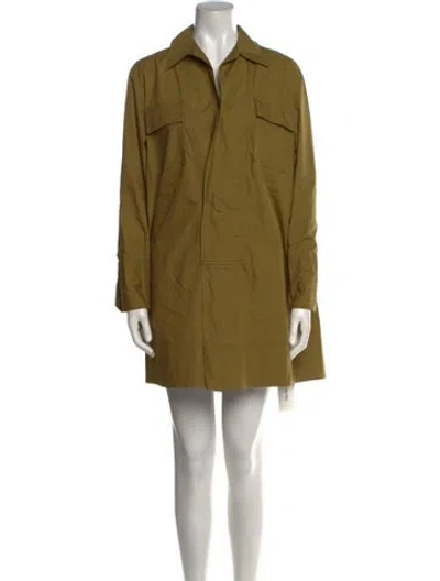 Pre-owned A.l.c Mini Dress In Green