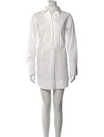 Pre-owned A.l.c Mini Dress In Neutral