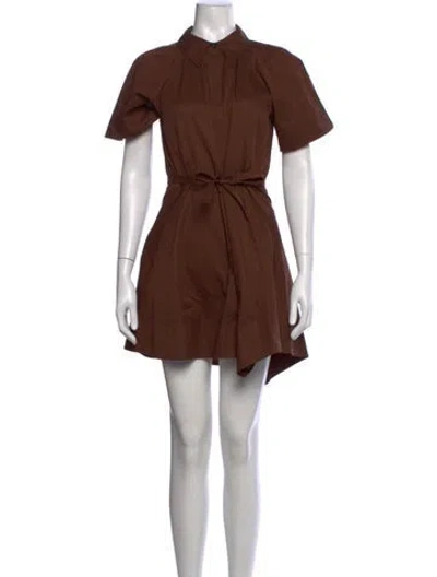 Pre-owned A.l.c Mini Dress In Neutral