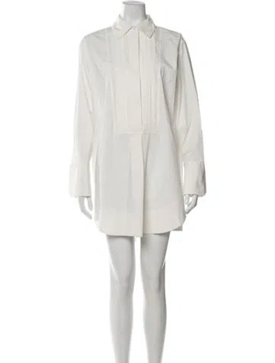 Pre-owned A.l.c Mini Dress In Neutral