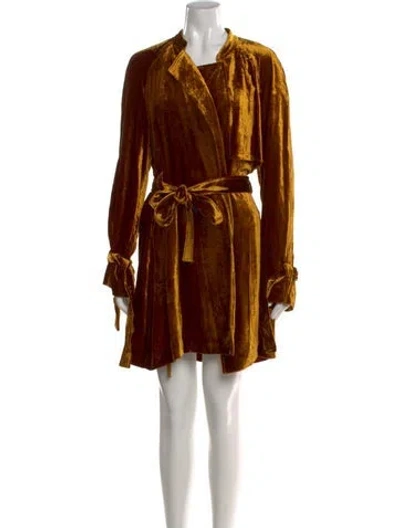 Pre-owned A.l.c Mini Dress In Orange