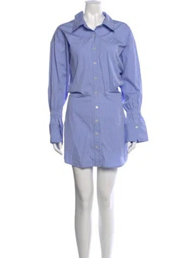 Pre-owned A.l.c Mini Dress W/ Tags In Blue