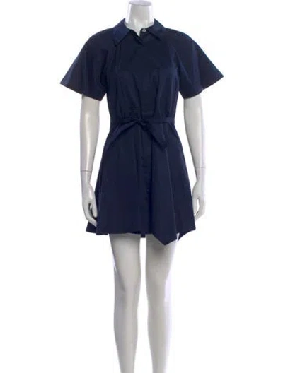 Pre-owned A.l.c Mini Dress W/ Tags In Blue