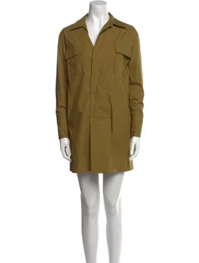 Pre-owned A.l.c Mini Dress W/ Tags In Brown