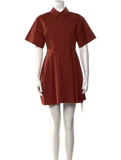 Pre-owned A.l.c Mini Dress W/ Tags In Burgundy
