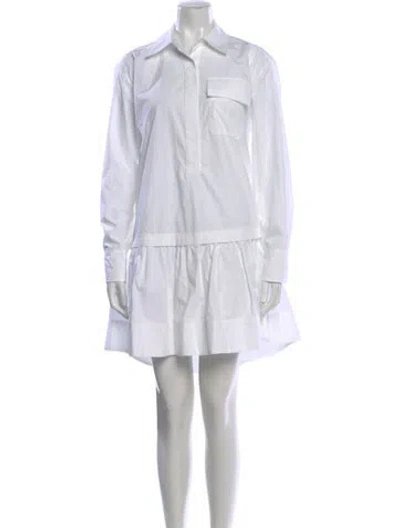 Pre-owned A.l.c Mini Dress In White