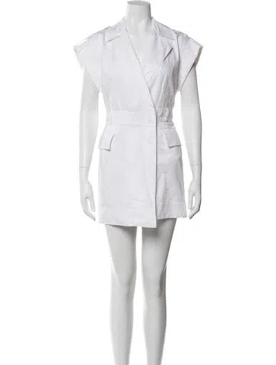 Pre-owned A.l.c Mini Dress In White