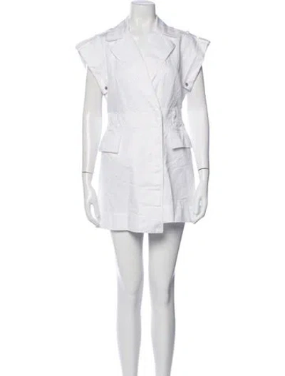 Pre-owned A.l.c Mini Dress In White