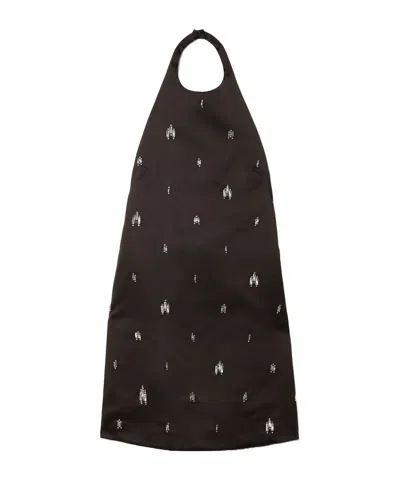 A.l.c Mini Halter-neck Dress In Black
