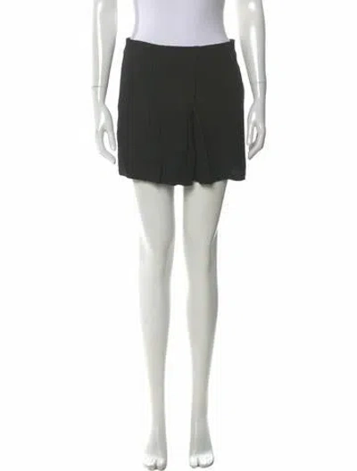 Pre-owned A.l.c Mini Shorts In Black