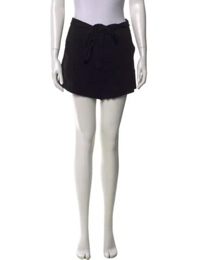 Pre-owned A.l.c Mini Shorts In Black