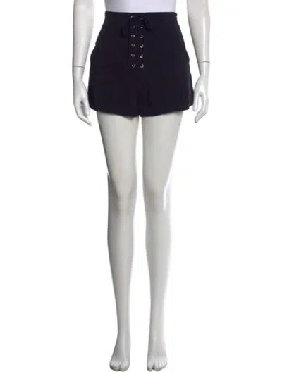 Pre-owned A.l.c Mini Shorts In Black