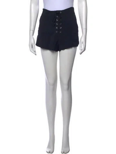 Pre-owned A.l.c Mini Shorts In Black
