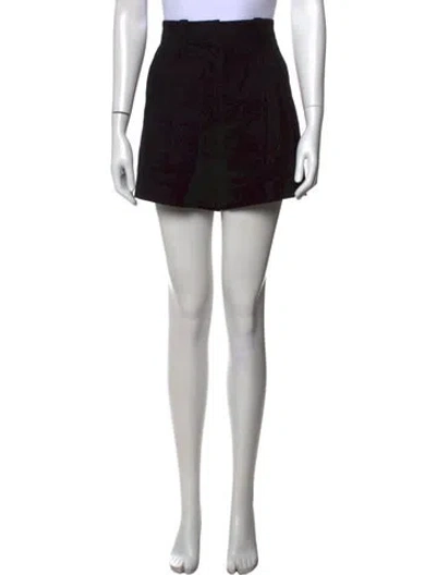 Pre-owned A.l.c Mini Shorts In Black