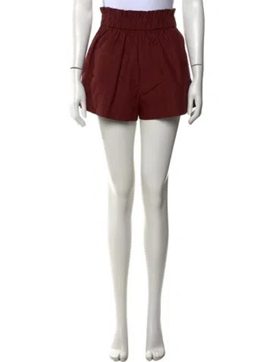 Pre-owned A.l.c Mini Shorts In Burgundy