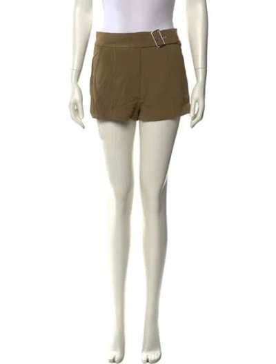 Pre-owned A.l.c Mini Shorts In Green