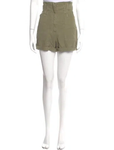 Pre-owned A.l.c Mini Shorts In Green
