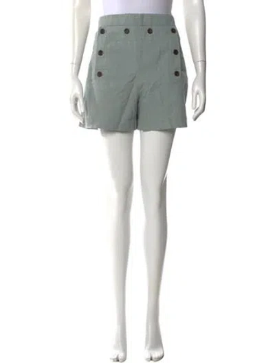 Pre-owned A.l.c Mini Shorts In Green