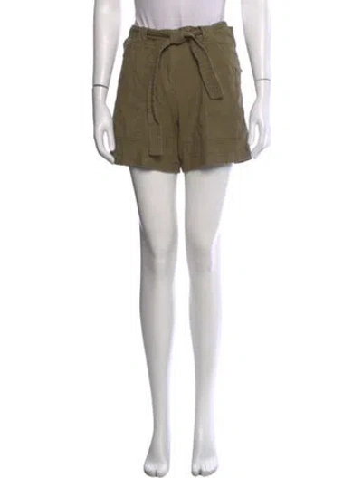 Pre-owned A.l.c Mini Shorts In Green