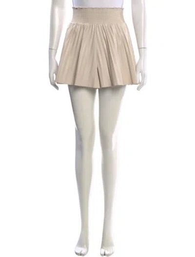 Pre-owned A.l.c Mini Shorts In Neutral