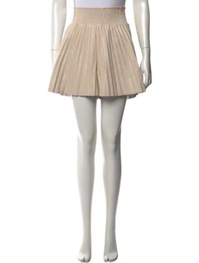 Pre-owned A.l.c Mini Shorts In Neutral