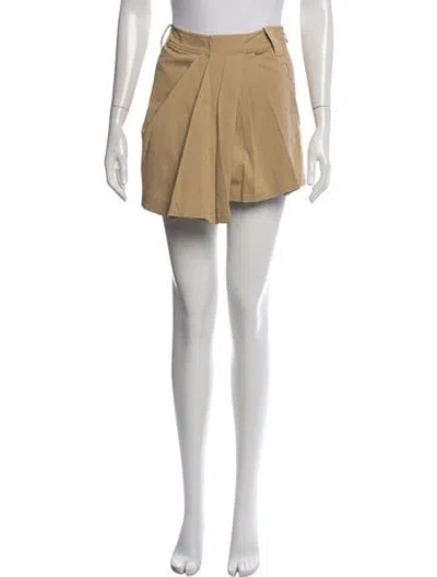 Pre-owned A.l.c Mini Shorts In Neutrals