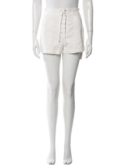 Pre-owned A.l.c Mini Shorts In Neutrals