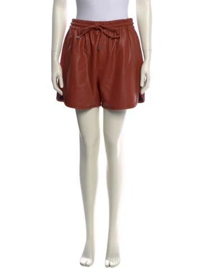 Pre-owned A.l.c Mini Shorts In Orange