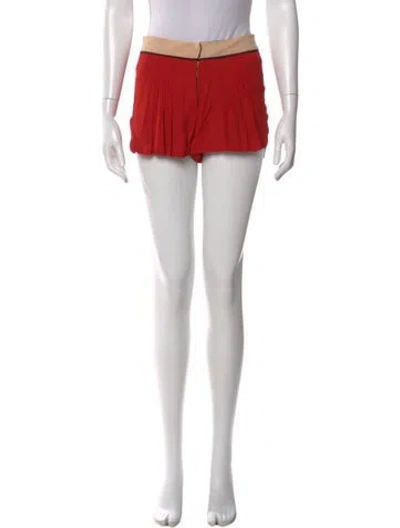 Pre-owned A.l.c Mini Shorts In Red