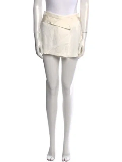 Pre-owned A.l.c Mini Shorts In White