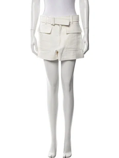 Pre-owned A.l.c Mini Shorts In White